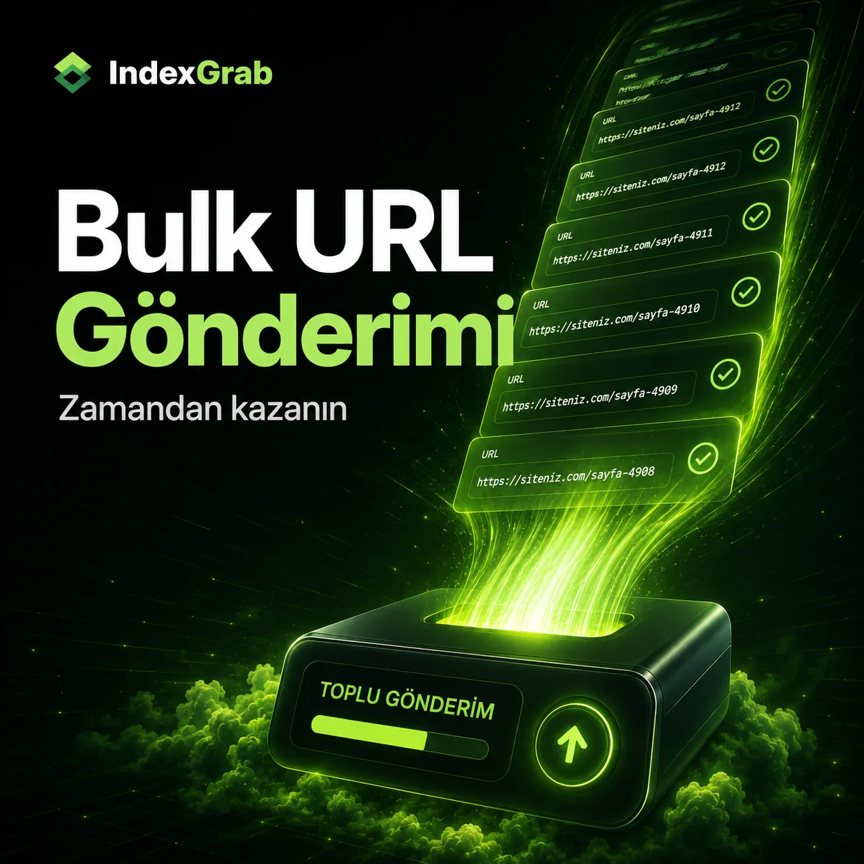 Toplu URL raporlamasında açık ve ölçeklenebilir düzen